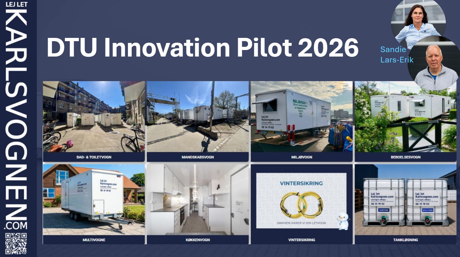 DTU_Innovation_Pilot_2026_Karlsvognen Vi tror på, at reel forandring starter i det nære. Karlsvognen er en aktiv deltager i vores lokalsamfund i det omfang, hvor vi konkret kan række ud, hjælpe og gøre en reel forskel for mennesker.Derfor arbejder vi i hverdagen aktivt sammen med de nærliggende kommuner, lokale jobcentre og uddannelsesinstitutioner. Vores mål med disse partnerskaber er at skabe meningsfulde rammer, bygge bro til arbejdsmarkedet og give unge samt ledige en chance for at udvikle sig og finde fodfæste.